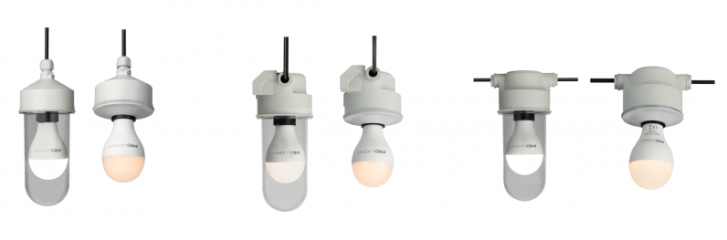 E27 LED Bulbs with Gasolec Fixtures